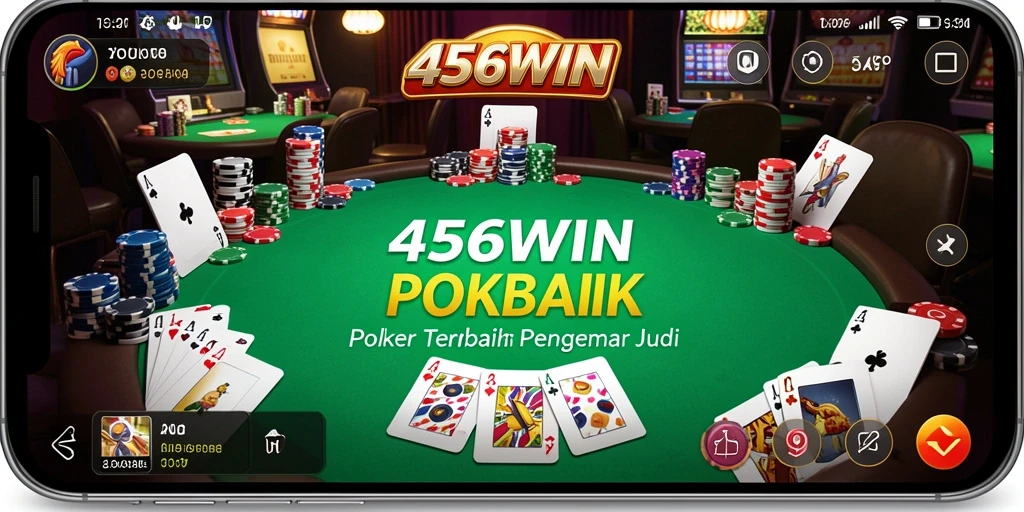 Screenshot utama 456WIN menampilkan gameplay Poker yang menarik.