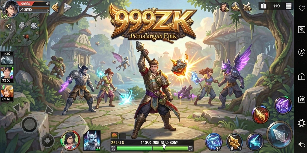 Tampilan menarik dari gameplay RPG yang mendebarkan.