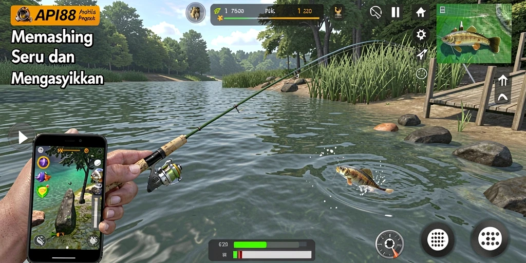 Tangkapan ikan besar dalam gameplay <strong>API88</strong> yang seru dan interaktif.