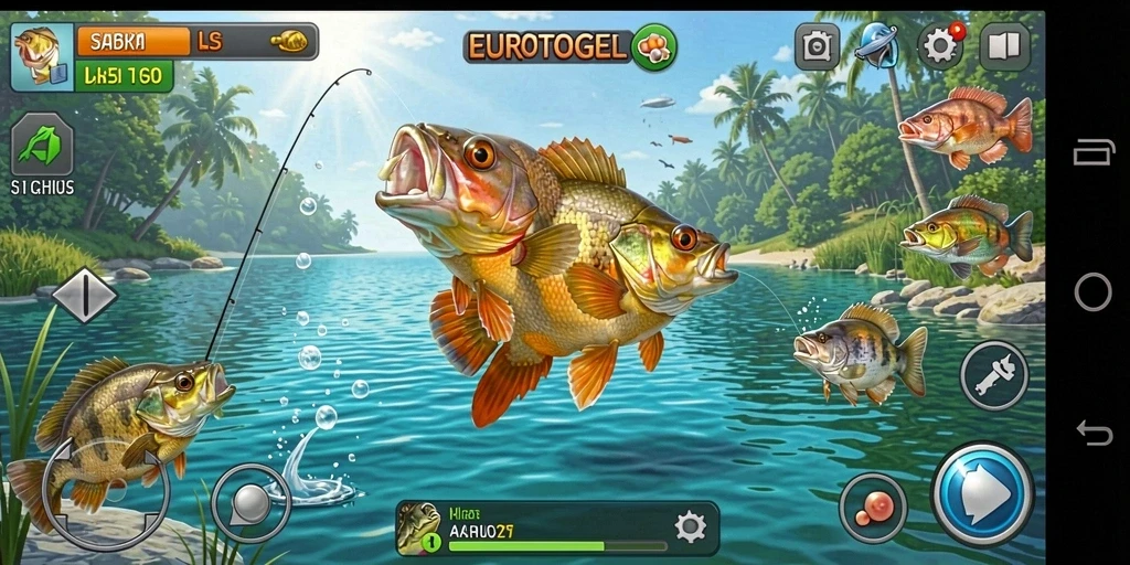 Gameplay memancing yang mendebarkan di EUROTOGEL.