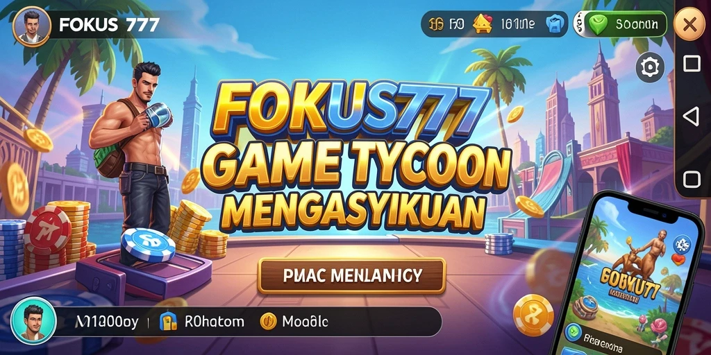 Screenshot gameplay FOKUS777 yang menampilkan keseruan Tycoon.