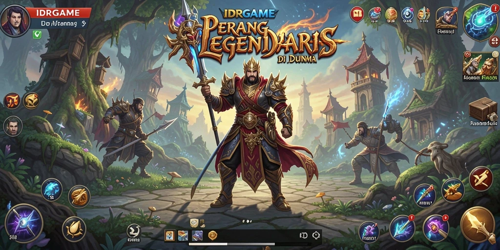 Tangkapan layar dari gameplay ARPG yang penuh aksi.