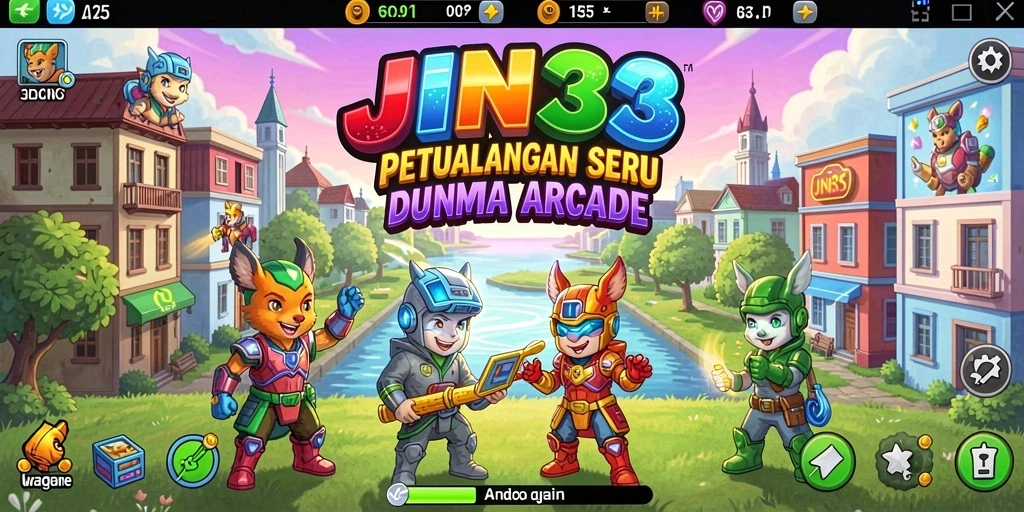 Tampilan gameplay seru dari JIN33 dengan aksi yang cepat.