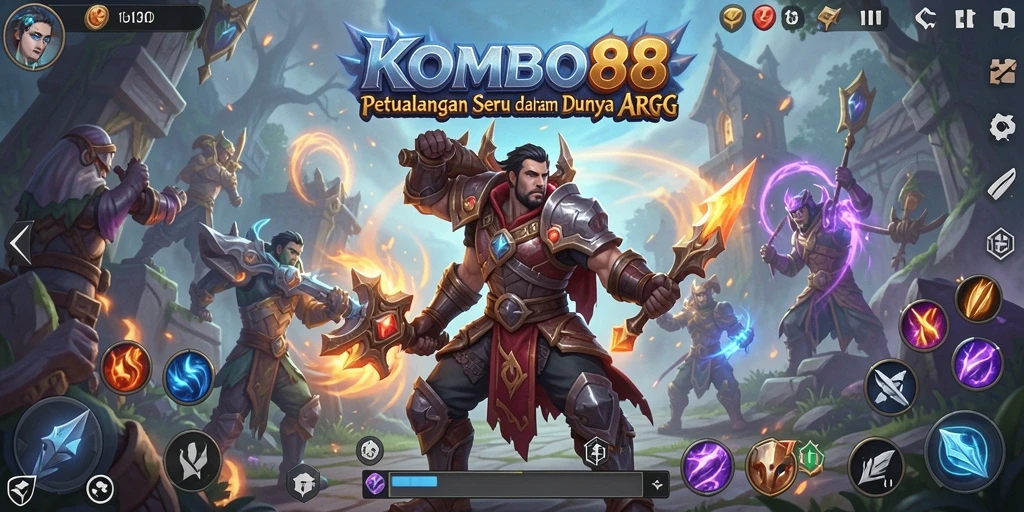 Gameplay KOMBO88 saat pemain beraksi dalam pertempuran seru.