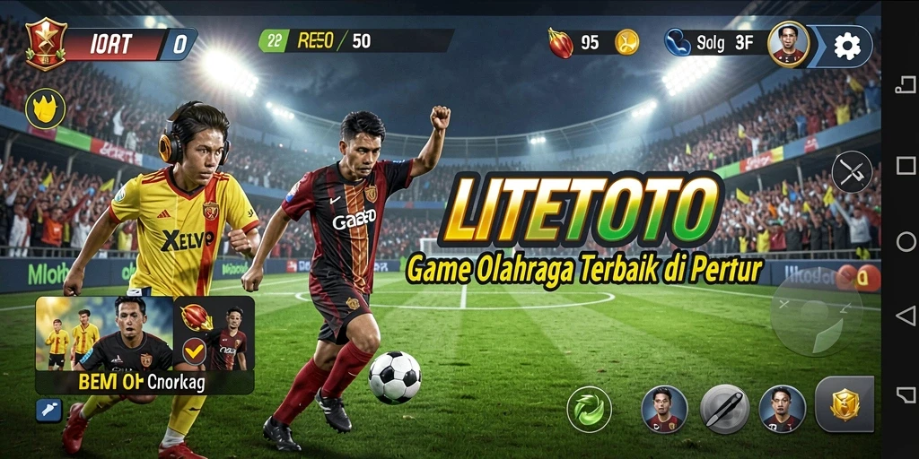 Tampilan gameplay LITETOTO yang mengasyikkan dan penuh aksi.