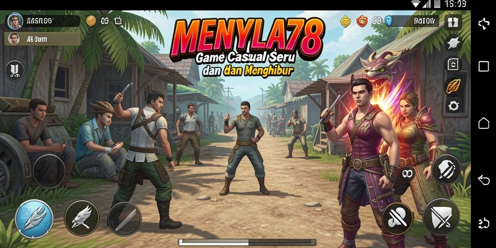 Tampilan gameplay MENYALA78 yang mengasyikkan dan penuh warna.