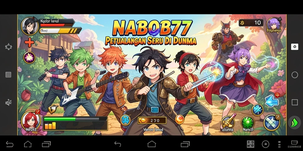 Tampilan menakjubkan dari gameplay <strong>NABOB77</strong> yang penuh petualangan anime.