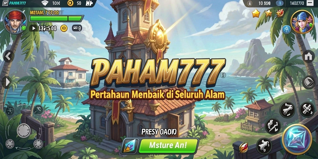Gameplay menara pertahanan yang menegangkan di PAHAM777.