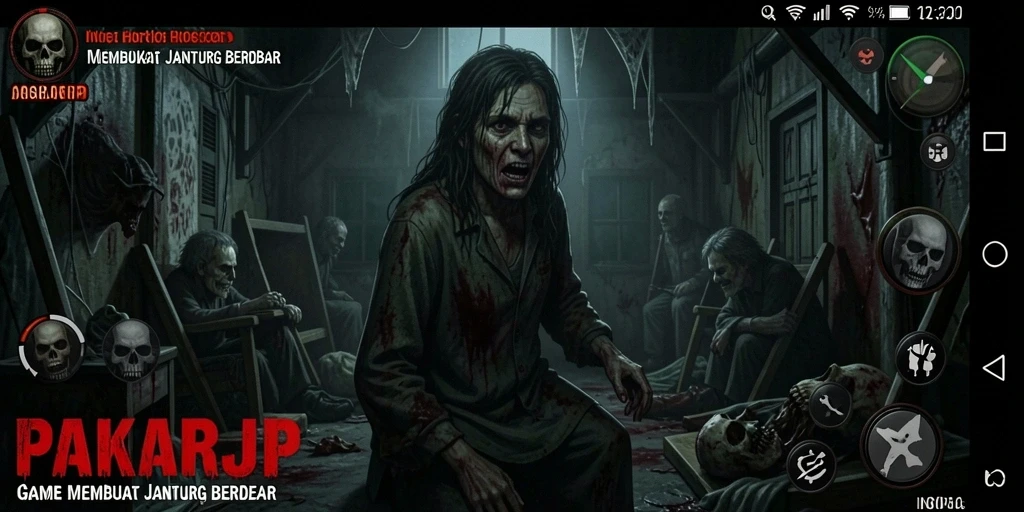 Screenshot menampilkan momen menegangkan di PAKARJP dengan suasana mencekam.