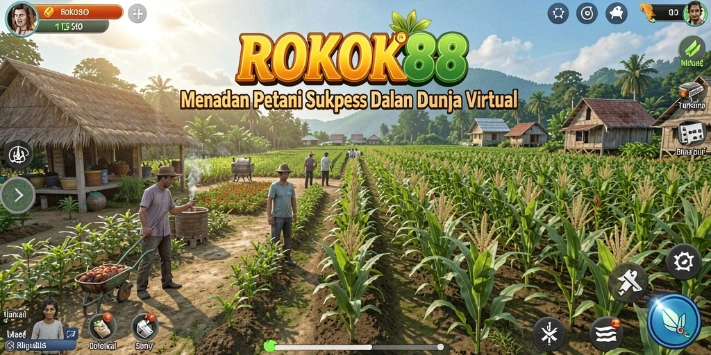Tangkapan layar ROKOK88 menampilkan kebun yang indah dengan berbagai tanaman yang tumbuh subur.