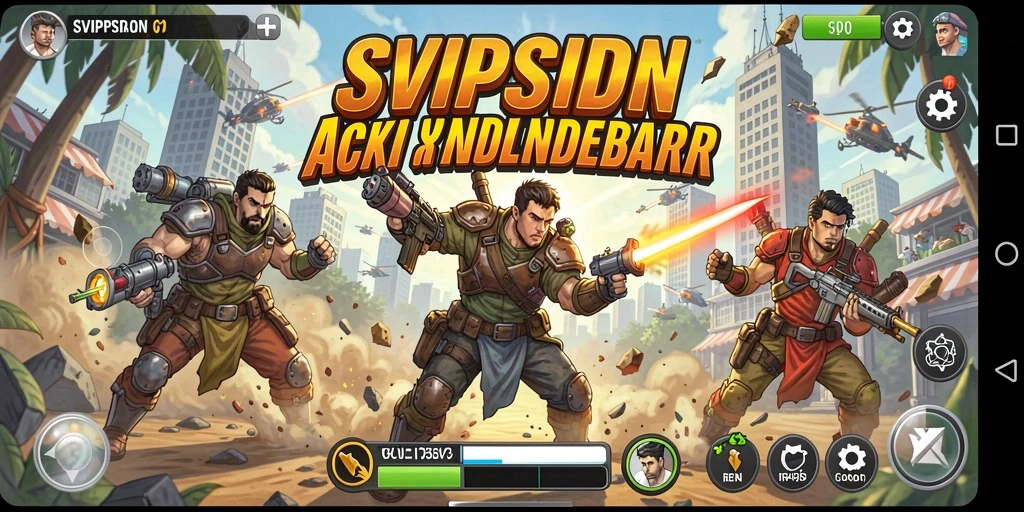 Screenshot menampilkan aksi mendebarkan dalam gameplay SVIPSIDN.